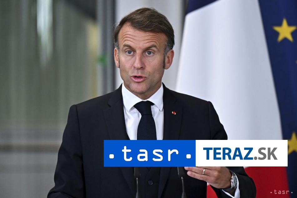 Francuzsko uzna Palestinsky stat oznamil Macron