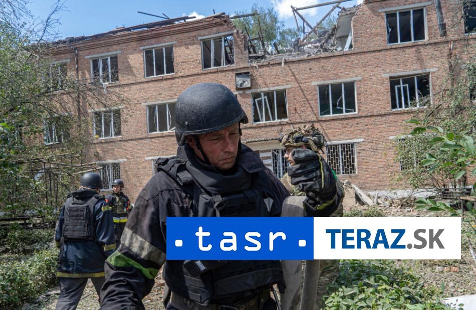 Rusky utok zasiahol zdravotnicke zariadenie v Charkove