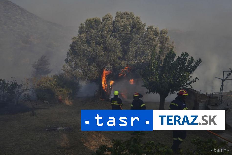 POZIAR PRI ATENACH Pravdepodobne umyselne zalozeny