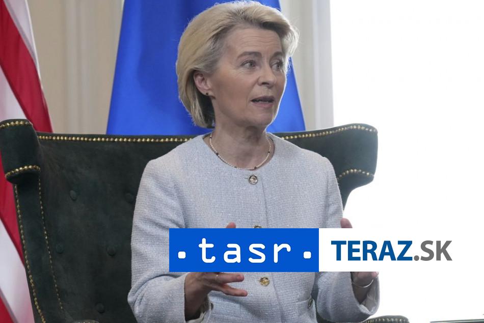 Von der Leyenova vyzvala Izrael na prehodnotenie planu operacie v Gaze