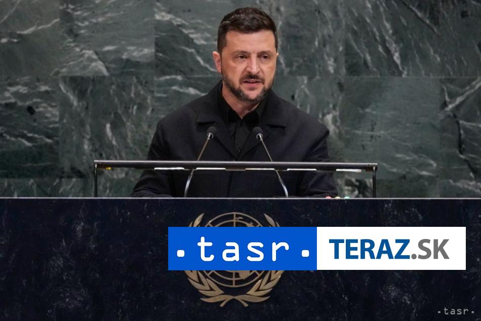 Zelenskyj v OSN oznacil medzinarodne institucie za slabe