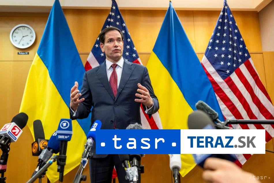 Rubio V rokovaniach o konci vojny na Ukrajine bol dosiahnuty pokrok