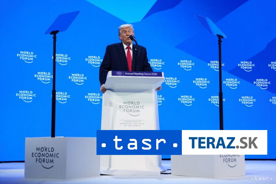 Trump si v prihovore v Davose viackrat zamienal Gronsko s Islandom