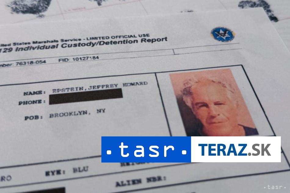 Kauzou svisiacou s Epsteinom sa u zaober aj policia v eskej republike