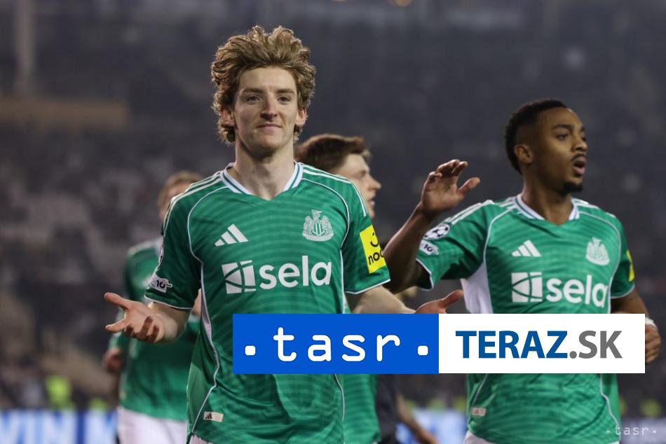 Newcastle deklasoval Karabach 61 Gordon dal styri goly za prvy polcas