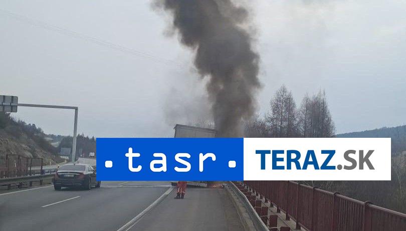 HORI KAMION PRI HENDRICHOVCIACH BUDTE OPATRNI