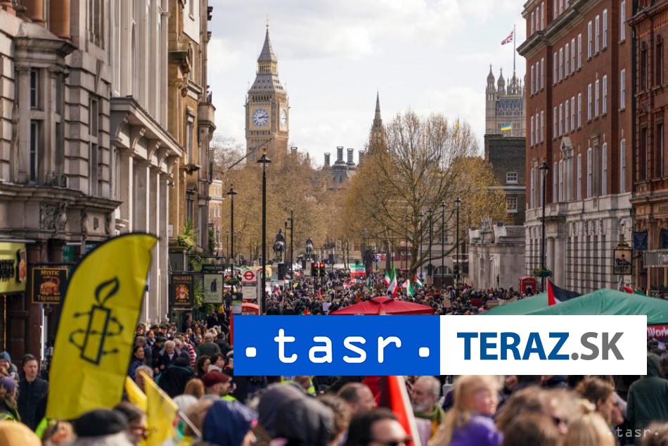 v londyne sa konali protesty proti krajne pravicovym nazorom