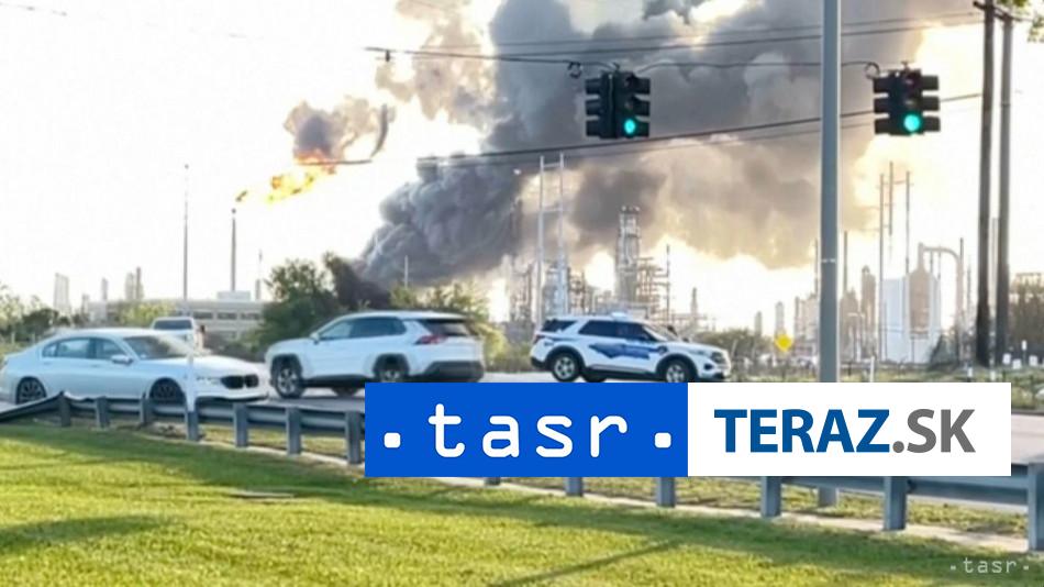 vybuch v ropnej rafinerii uradnici vyzvali obyvatelov aby sa scholili