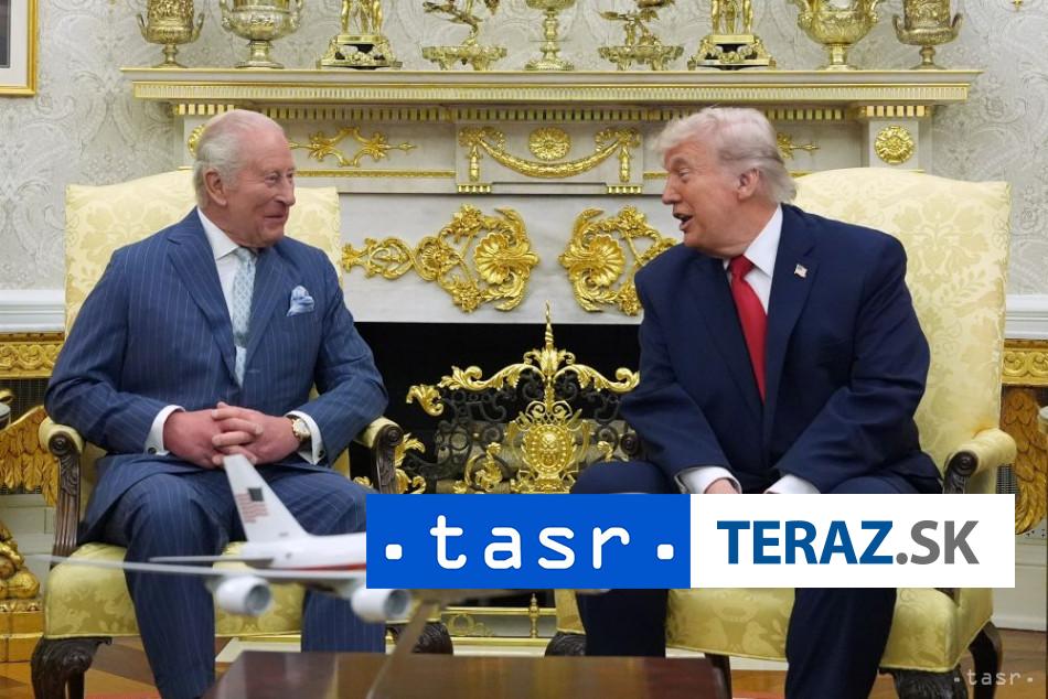 Trump na navsteve krala Karola Briti su ich najblizsi priatelia