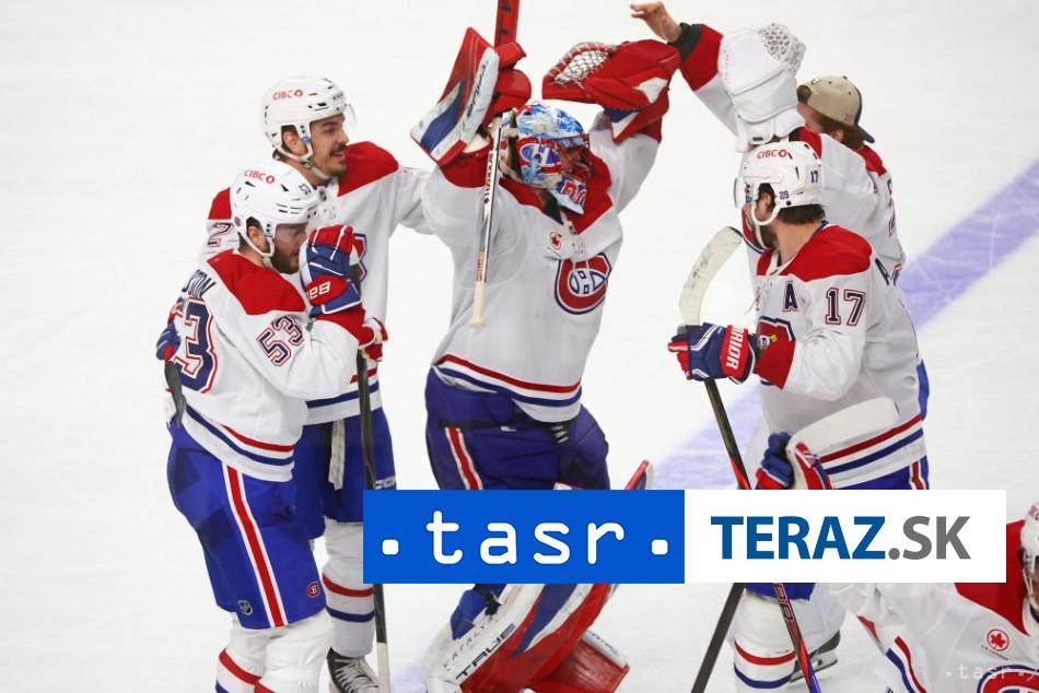 Slafkovsky zabojuje o Stanley Cup Habs postupili do finale konferencie