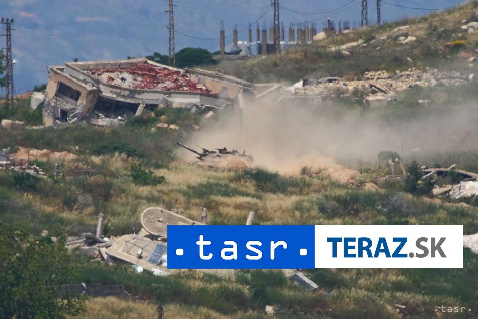 Libanon Izraelsky tok v blizkosti nemocnice zranil 13 zamestnancov