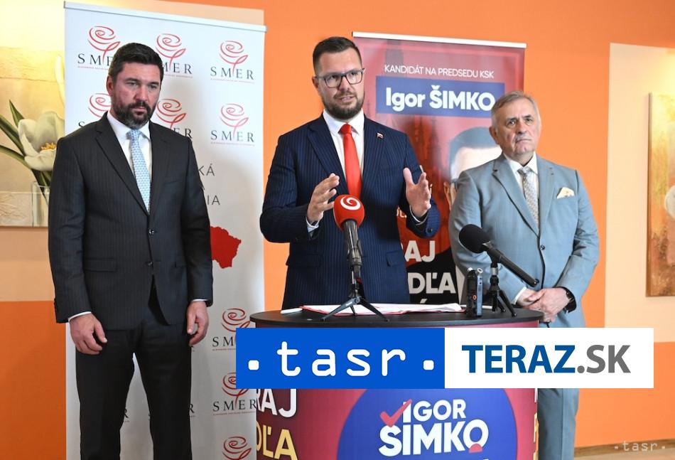 VIDEO Na post predsedu Kosickeho kraja podpori Smer Igora Simka