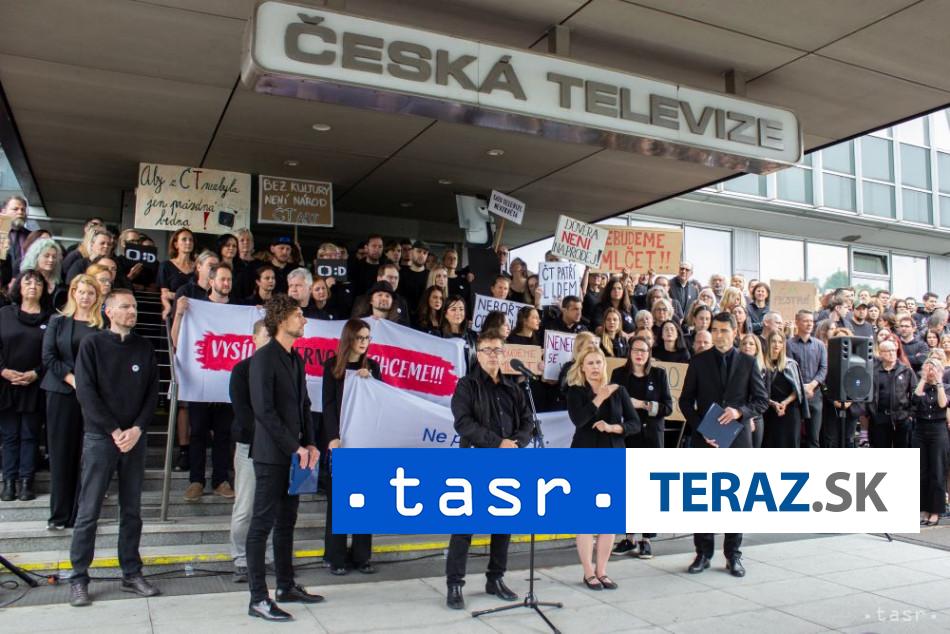 VIDEO Zamestnanci CT a CRo opat pohrozili strajkom