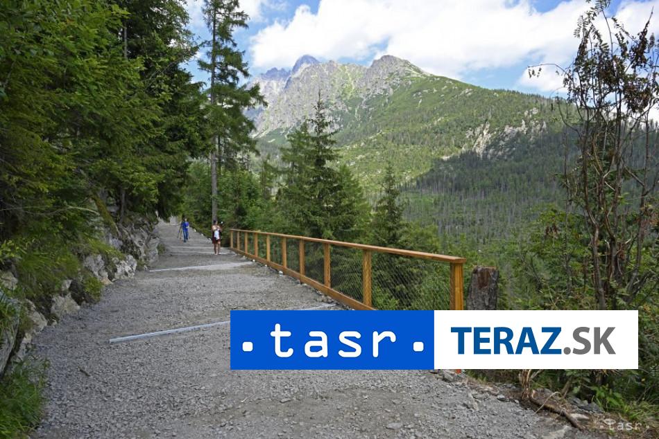 Chodnik z Hrebienka na Rainerovu chatu bol obnoveny otvori sa cez vikend