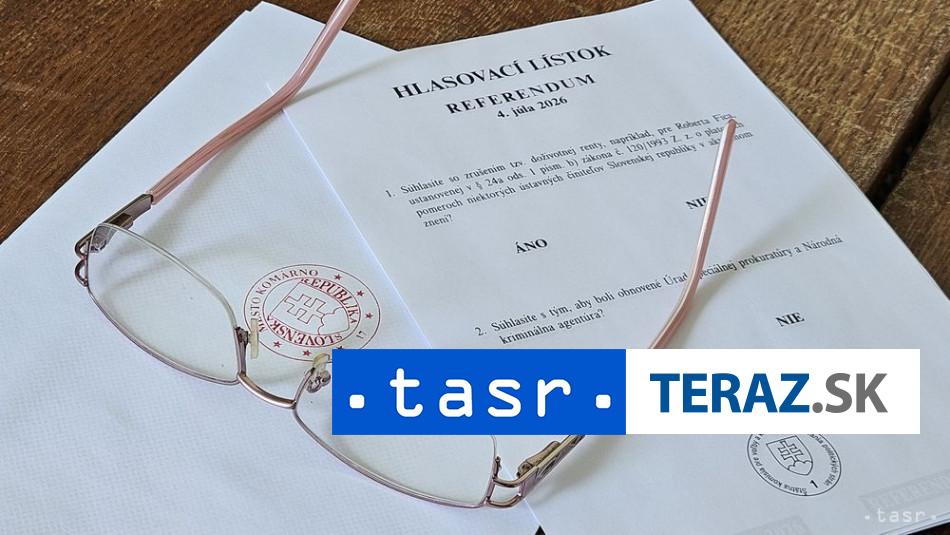 M Nemky SU SR spracoval vysledky referenda spolahliovo