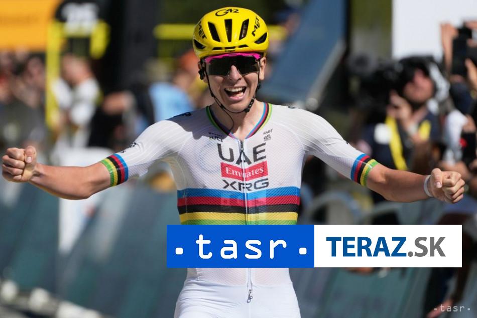 Pogačar vyhral v 3. etape TdF a oblieka žltý dres. 2 Pogacar vyhral v 3 etape TdF a oblieka zlty dres