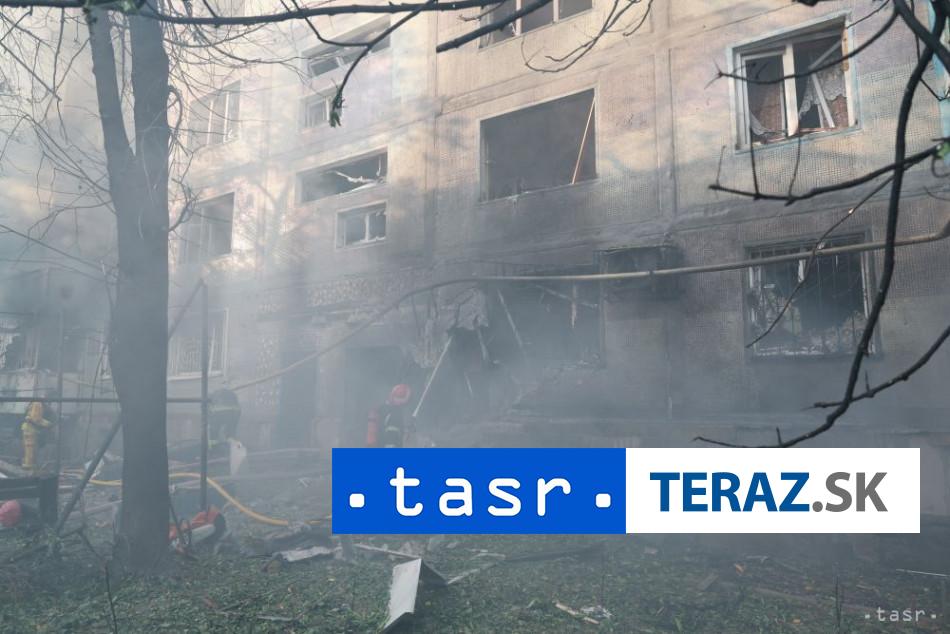 Rusko zasiahlo bytovku v Odese Zomreli dvaja ludia