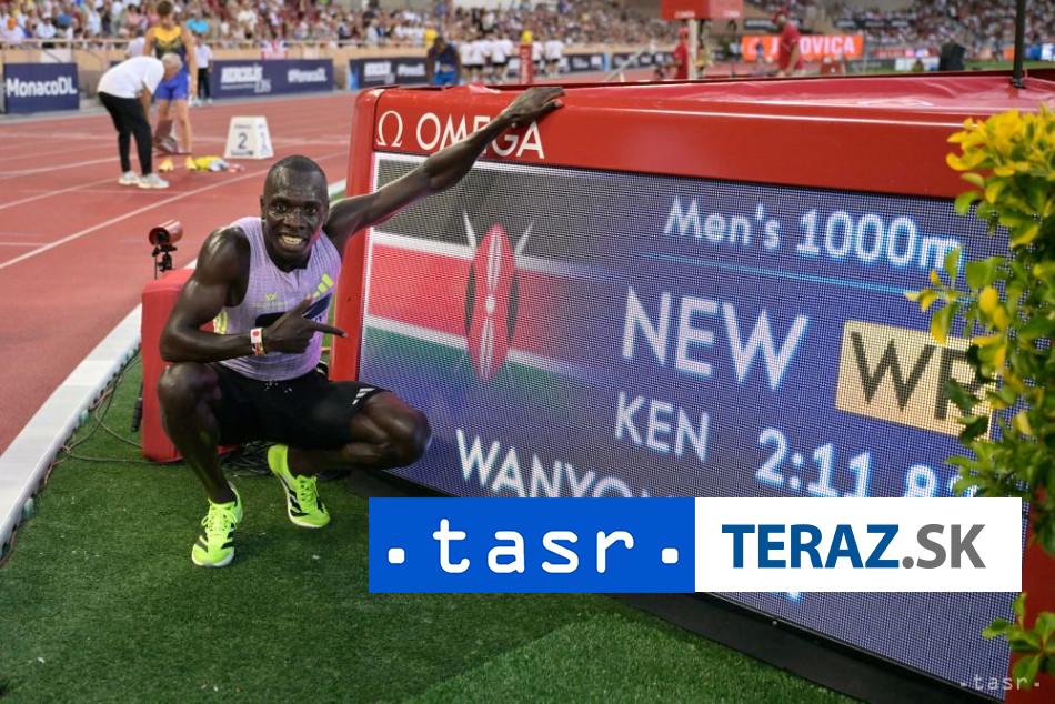Wanyonyi nastavil novy svetovy rekord v behu na 1000 m