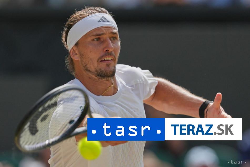 Zverev postupil do finale singlovej sutaze na Wimbledone