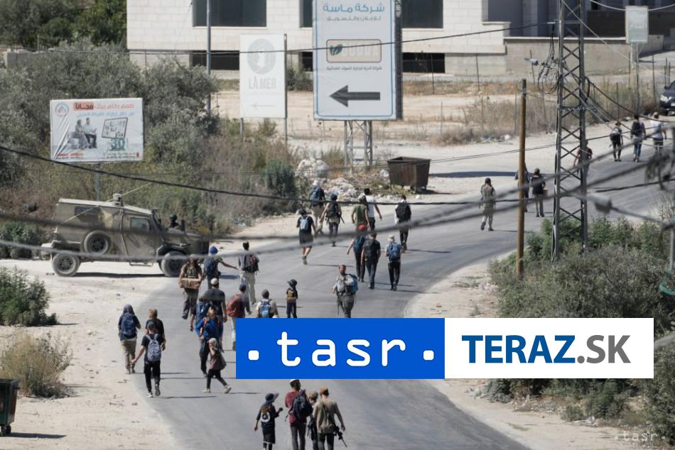Osadníci vstúpili do Nábulusu, došlo k zrážkam s Palestínčanmi. 2 Osadnici vstupili do Nabulusu doslo k zrazkam s Palestincanmi