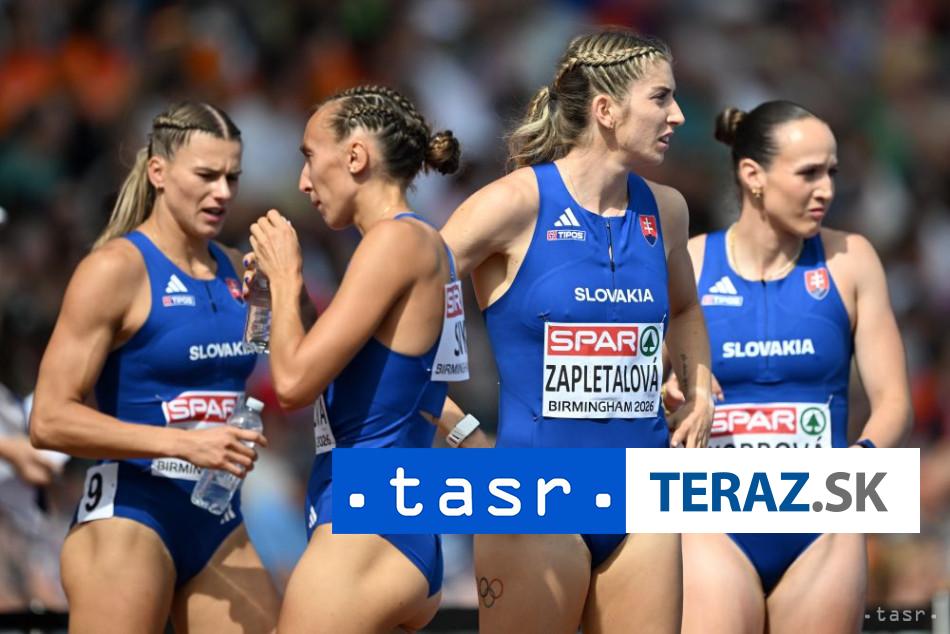 Slovenky sa neprebojovali do finále štafety v behu na 4x400 m. 2 Slovenky sa neprebojovali do finale stafety v behu na 4x400 m
